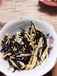 たっぷりの生姜とエノキの炒め煮-レシピのメイン写真