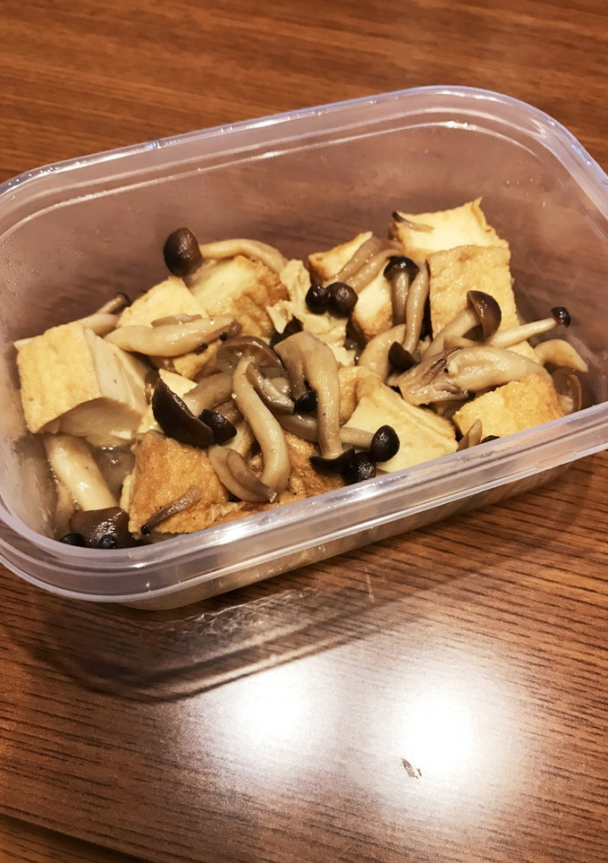 ＊焼肉のたれで！厚揚げとしめじの炒め物＊-レシピのメイン写真