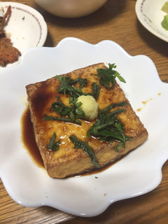 バカタレを使った厚揚げ-レシピのメイン写真