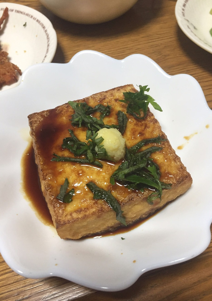 バカタレを使った厚揚げ-レシピのメイン写真