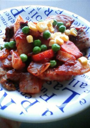 豚肉のオーロラソース炒め-レシピのメイン写真