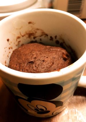1分で＊ふわふわココアマグカップケーキ＊-レシピのメイン写真
