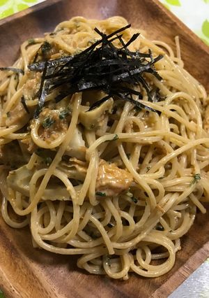 混ぜるだけ! ふりかけちりめん山椒パスタ-レシピのメイン写真