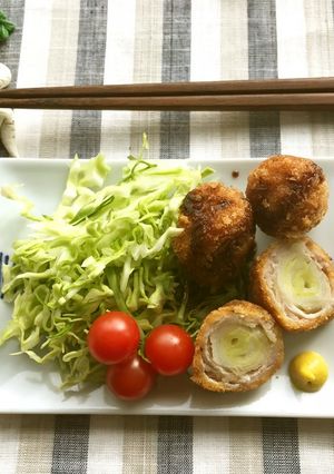 葱汁ジュワワ～♬根深葱‼極旨一口カツ-レシピのメイン写真