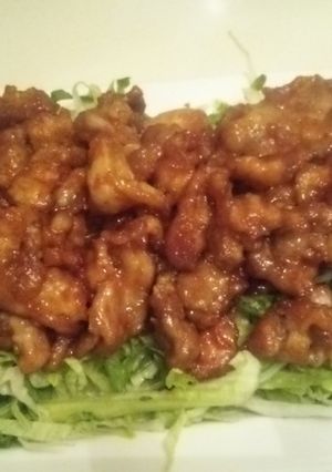 カリカリ豚肉のヤンニョム炒め-レシピのメイン写真
