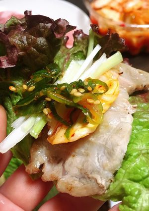 野菜たっぷり！ヘルシーサムギョプサル☆-レシピのメイン写真