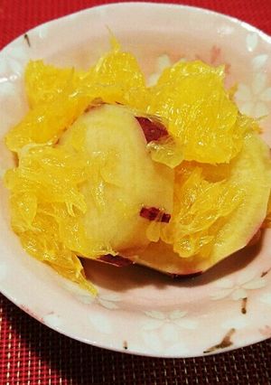 簡単☆さつまいもとはっさくの甘煮-レシピのメイン写真