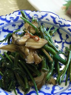 空芯菜の茸炒め-レシピのメイン写真