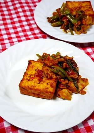 簡単！豚コマ厚揚げのイタリアンステーキ-レシピのメイン写真