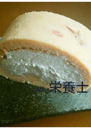 ★簡単絶品本格的♪桜ロールケーキ-レシピのメイン写真