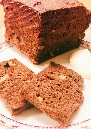 HBで簡単☆ふわ甘ココアブランパン完成！-レシピのメイン写真
