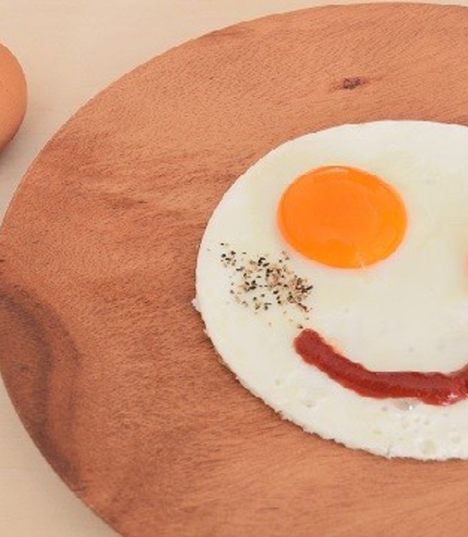 Smile Egg 笑顔の目玉焼き by なんでも工房「・Α・ 【クックパッド