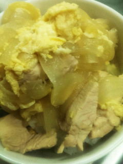 ぶっかけうどんつゆで簡単♪親子丼-レシピのメイン写真