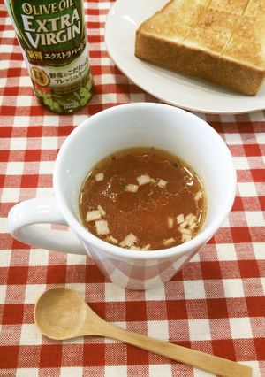 簡単♪マグカップスープ＊ミネストローネ-レシピのメイン写真