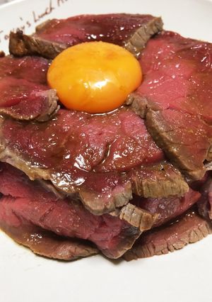 みんな大好き！ローストビーフ丼♪-レシピのメイン写真