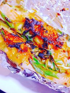 ふっくら♪鮭の味噌ホイル焼き-レシピのメイン写真