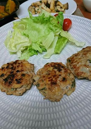 つくねレンコンバーグ-レシピのメイン写真