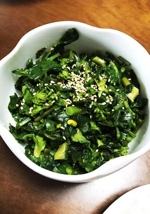 菜の花の塩漬け-レシピのメイン写真