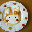 ヨーグルトアートでうさぎちゃん❗
