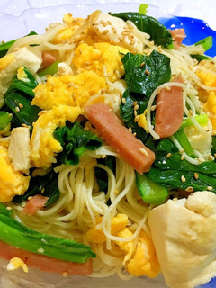 味付け簡単♪そうめんチャンプル〜♡-レシピのメイン写真