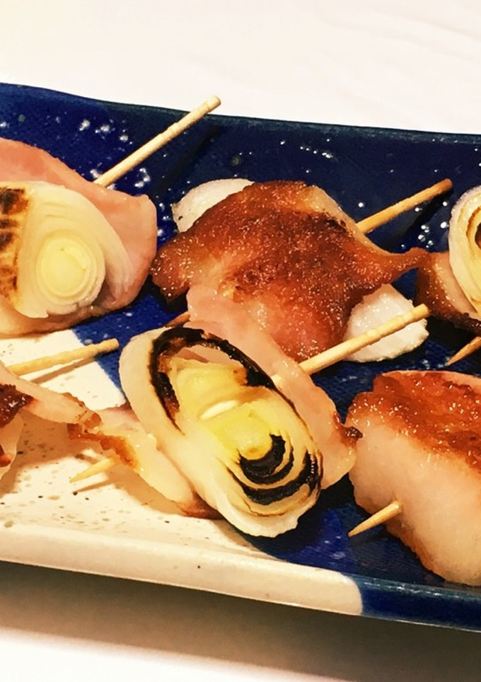 簡単おつまみに♪ 白ネギとベーコン焼き✨-レシピのメイン写真