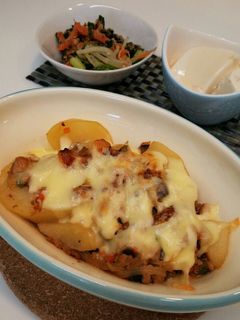 豚挽き肉とじゃがいものマヨマスタード焼き-レシピのメイン写真