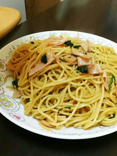 ほうれん草とハムのバター醤油パスタ♪-レシピのメイン写真