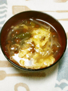 簡単!! なめこのかきたま汁-レシピのメイン写真