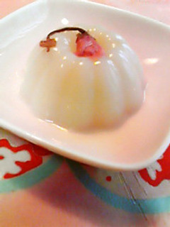 桜杏仁豆腐-レシピのメイン写真