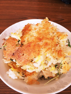 水菜と豚肉のホットプレートチャーハン-レシピのメイン写真