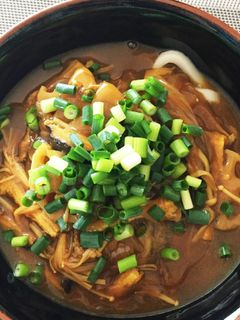 豚肉・レンコン・キノコのカレーうどん-レシピのメイン写真