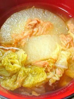 白菜と大根のツナ煮-レシピのメイン写真