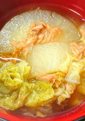 白菜と大根のツナ煮-レシピのメイン写真