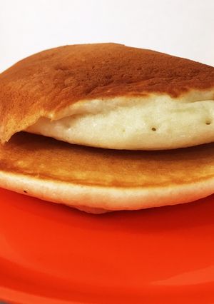 卵・メイプル不要☆もちふわホットケーキ-レシピのメイン写真