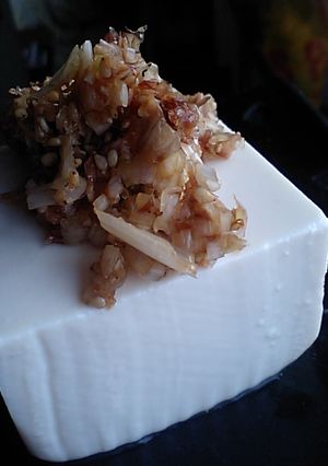 最高の薬味で冷奴！！-レシピのメイン写真