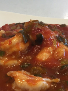 甘く無いトマトたっぷり海老チリ-レシピのメイン写真