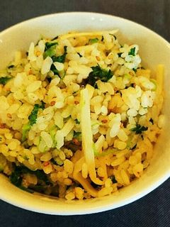 明太子炊き込みの菜の花混ぜご飯-レシピのメイン写真