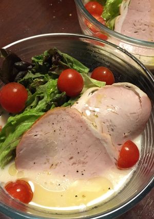クリーミー♡豆乳豚骨のサラダラーメン-レシピのメイン写真