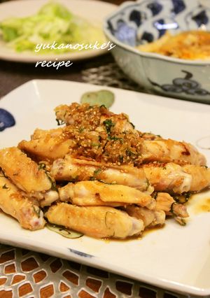 簡単!鶏手羽のねぎソース-レシピのメイン写真