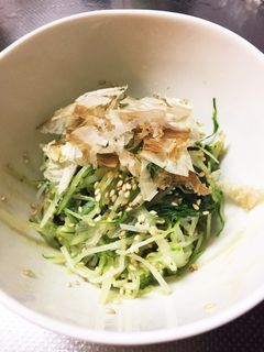 水菜のピリッと大人おひたし(*^ω^*)-レシピのメイン写真