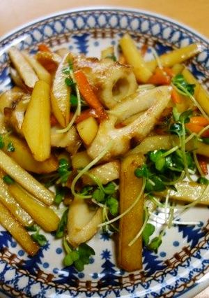 新じゃがとちくわの炒め物-レシピのメイン写真