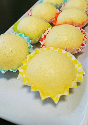 甘さ控えめふわふわのミニ蒸しパン-レシピのメイン写真