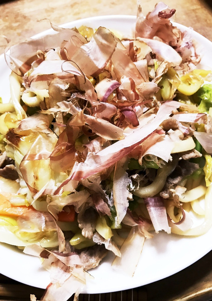 桜エビ入り簡単焼うどん-レシピのメイン写真