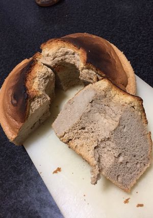 余った煮汁で 簡単黒豆シフォンケーキ-レシピのメイン写真