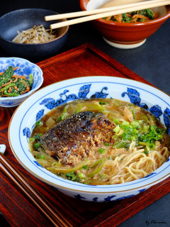 香ばし旨し☆焼き鯖ラーメン!【醤油】-レシピのメイン写真