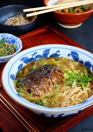 香ばし旨し☆焼き鯖ラーメン！【醤油】-レシピのメイン写真