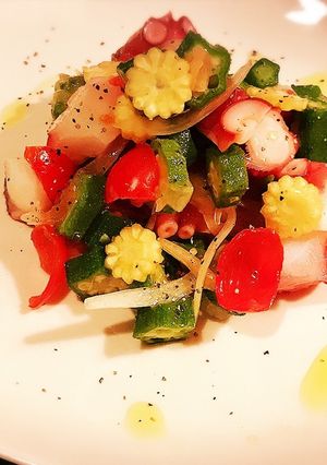 和風タコマリネ-レシピのメイン写真