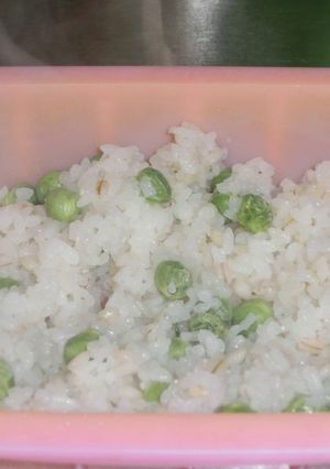レンジで豆ごはん-レシピのメイン写真