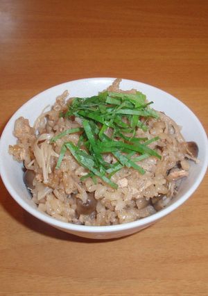 秋鮭ときのこのごはん-レシピのメイン写真