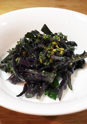 旬野菜 紅菜苔（コウサイタイ）の和え物-レシピのメイン写真